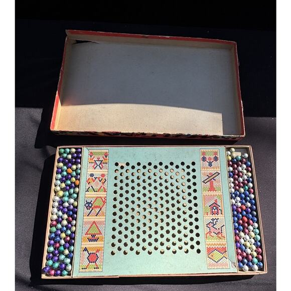 Mosaic Designs for Youngsters 1940 Transogram Art Game Gold Medal Toy Complete! - Picture 4 of 9